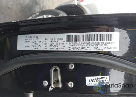 2017 Ram 2500 Tradesman 4X4 6'4 Box z USA, uszkodzony, nr VIN 3C6UR5CL4HG733287